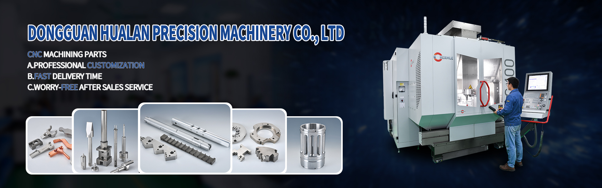 CNC-bearbetningsdelar, turning och fräsning, linjeskärning,Dongguan Hualan Precision Machinery Co., LTD
